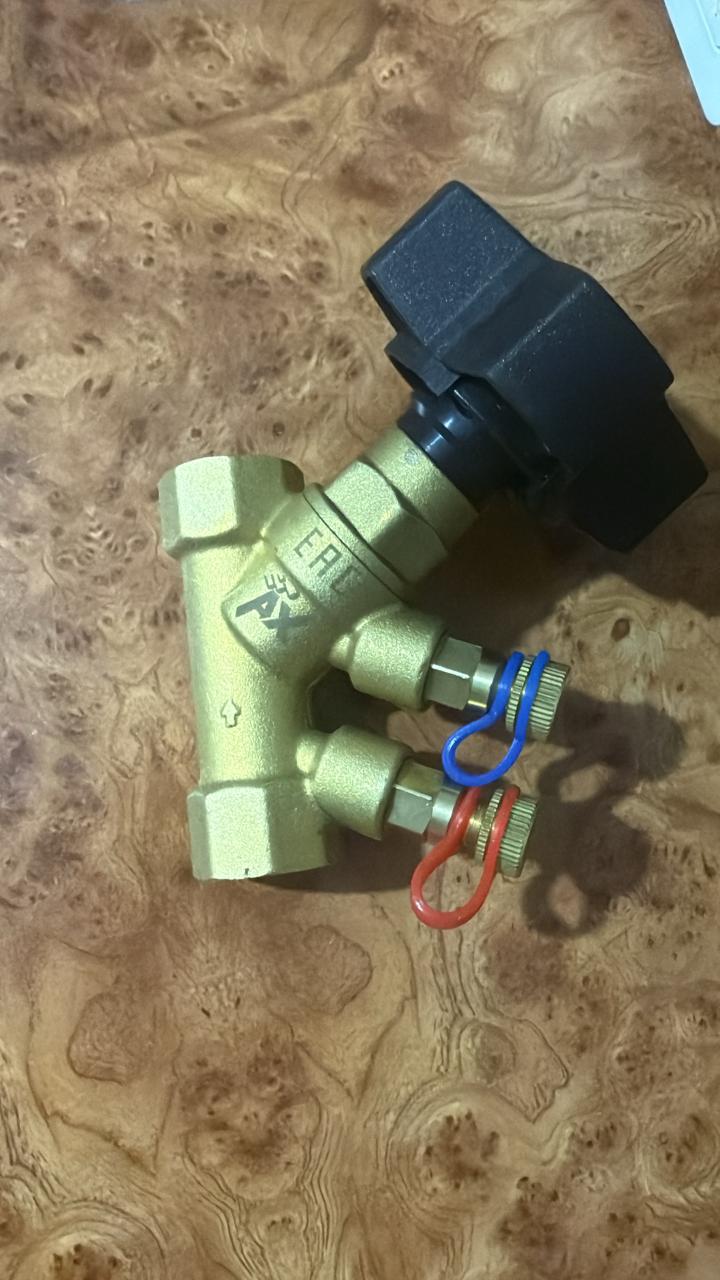 БАЛАНСИРОВОЧНЫЙ КЛАПАН (КРАН)
DN15